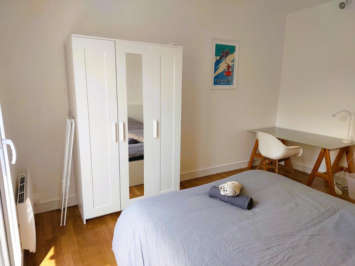Champon - Lumineux 2 Chambres Avec Garage Prive - Tram A 1 Min 그르노블 외부 사진